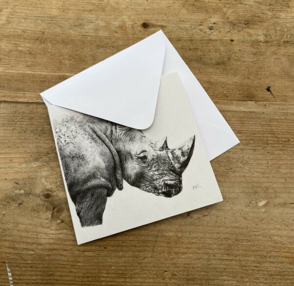 Rhino Greeting Card